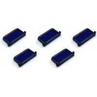 TRODAT Lot de 5 Cassettes encreur de rechange pour tampon 6/4910B Bleu