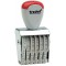 Tampon Cadran, 6stellig, empreintes Dimensions 5 x 27 mm