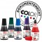 Colop 801BE Stamp Pad Ink High Quality Water Based 25 ml Blue Ref 55002320 bleu