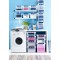 Clipbox Smart Store Classic 70 Transparent avec roulettes 3530170