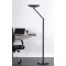 Unilux Varialux Lampadaire LED 25W 3000 Lumens Articule a  Variation d'intensite Lumineuse 192 x 34 cm Noir