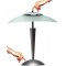 Unilux Cristal Lampe de bureau LED 2x5W 900 Lumens sur pied a  Variation d'intensite lumineuse grace au simple contact du doigt 