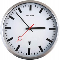 Unilux 400124567 Pendule Murale, Gris et Blanc, 30cm