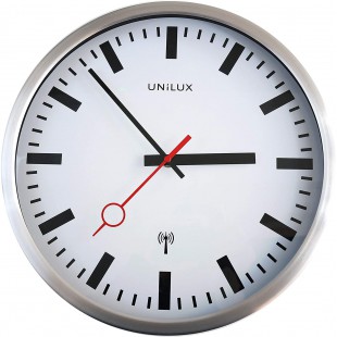 Unilux 400124567 Pendule Murale, Gris et Blanc, 30cm