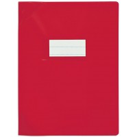 Protege-cahiers PVC 150 Strong Line 24x32 cm opaque Rouge