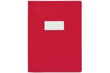 Protege-cahiers PVC 150 Strong Line 24x32 cm opaque Rouge