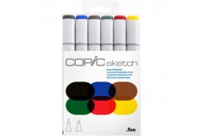 COPIC set 6 couleurs primaires vives