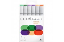 COPIC Sketch Set 6 Couleurs Secondaires