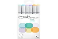 COPIC Set 6 Couleurs Pastels