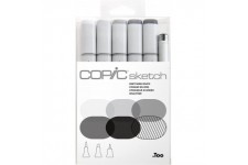 COPIC Set de 6 SKETCHING GRAYS