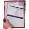 1x porte-documents a  fermeture magnetique Rouge Format A4
