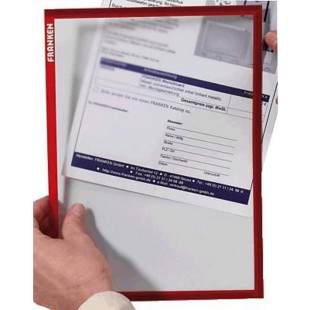 1x porte-documents a  fermeture magnetique Rouge Format A4