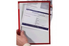 1x porte-documents a  fermeture magnetique Rouge Format A4