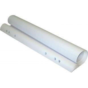 tableau papier u-act ! line, blanc, blanchi sans chlore, a  carreaux/blanc - 10 feuilles