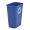 Rubbermaid Commercial Products FG295773 Poubelle 39 l Bleu