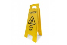 Rubbermaid Commercial Products FG611277YEL Signalisation de Sol Double Face Products avec Mention « Caution/Wet Floor » (Attenti