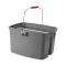 Rubbermaid Commercial Products FG262888GRAY Double Seau 17,98 L, Gris