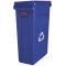 Rubbermaid Commercial Products 871347 Collecteur de Dechets 87 l Bleu