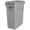 Rubbermaid Commercial Products 1971258 Collecteur de Dechets 60 l Gris