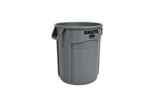 Rubbermaid Commercial Products FG262000GRAY Brute Recipient rond Gris 75,7 l