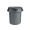 Rubbermaid Commercial Products FG262000GRAY Brute Recipient rond Gris 75,7 l