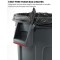 Rubbermaid Commercial Products FG264360BLA Brute Conteneur avec canaux de ventilation (166,5 l) - Noir, Gris, 1