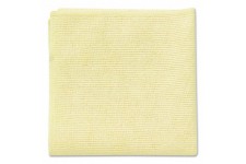 Lot de 24 : Rubbermaid Commercial 1820577Chiffon en microfibre Economy, 12par 30,5cm, Rouge (16" x 16", jaune, 12