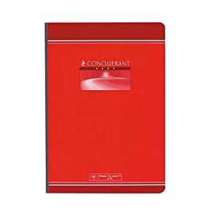 Connex 100104437 CONQUERANT Carnet de 96 pages quadrillees 170 x 220 mm