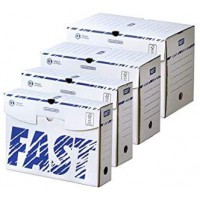 Lot de 25 : FAST Boite archives, 250 x 330 mm, largeur de dos: 150 mm