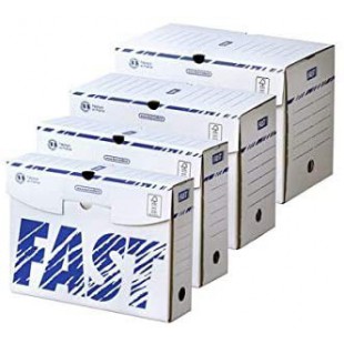 Lot de 25 : FAST Boite archives, 250 x 330 mm, largeur de dos: 150 mm