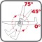 Paperflow EasyDisplays 255N.01 Presentoir mobile profil en polystyrene Noir