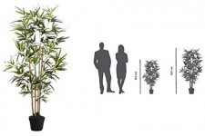 Paperflow Plante Artificielle Bambou, Hauteur: 1.200 mm