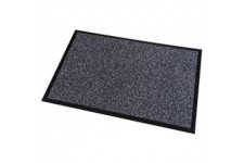 Paillasson premium en polyamide, bleu ou gris, gris