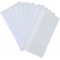 Alba CV4 Lot de 10 Pochettes 4 Compartiments pour Class160 Blanc Translucide