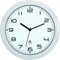 Alba HORNEW BC Quartz Horloge Silencieuse Blanc 30 x 5,5 x 30 cm