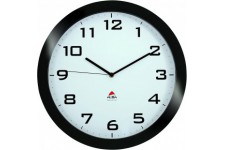 Alba HORISSIMO N Grande Horloge Silencieuse Noir 38 x 5,5 x 38 cm