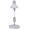 Alba ARCHI BC Lampe architecte fluorescente avec pince et socle Blanc