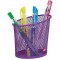 Alba MESHCUP P Pot a  Crayons en Metal Mesh Violet