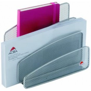 Alba MESHLETTER M Trieur a  Courrier Metal Mesh Gris Metal