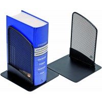 - Serre Livres - Parfaite Stabilite - Metal Mesh - Noir MESHSERN 16 x 13 x 13 cm