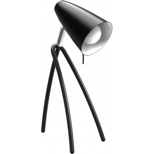 ALBA FLUOKID2 N Lampe de bureau fluorescente Noir, Acier, 11x16x34 cm