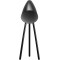 ALBA FLUOKID2 N Lampe de bureau fluorescente Noir, Acier, 11x16x34 cm