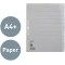 Esselte-leitz papierregister blanko a4 12 onglets en polypropylene (gris)