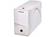 Lot de 25 : ESSELTE Boites d'archivage carton 25 x 35 cm Dos de 150 mm Blanc