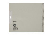 Leitz Intercalaires A4 avec Onglets 26-50, Mi-Hauteur, Extra-Large, Papier 100% Recycle, Certifie Ange Bleu, Gris, 13