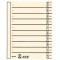 Esselte-Leitz 16570011 Intercalaire en carton format A4 tres large (Chamois)