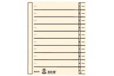 Esselte-Leitz 16570011 Intercalaire en carton format A4 tres large (Chamois)