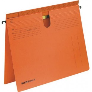 Lot de 50 : LEITZ SERIE 18 Hoe ngehefter, Manilakarton 250 g/qm, orange