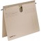 Lot de 50 : Esselte-leitz dossiers serie 18 kfm. et carton recycle a lamelle (gris)