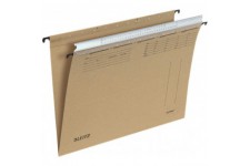 Lot de 25 : Esselte Leitz Alpha Rail organiseur de suspension en carton natron marron naturel